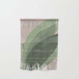 Plant On Pastel Wall Hanging
