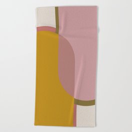 Soft Pastel Arches Beach Towel