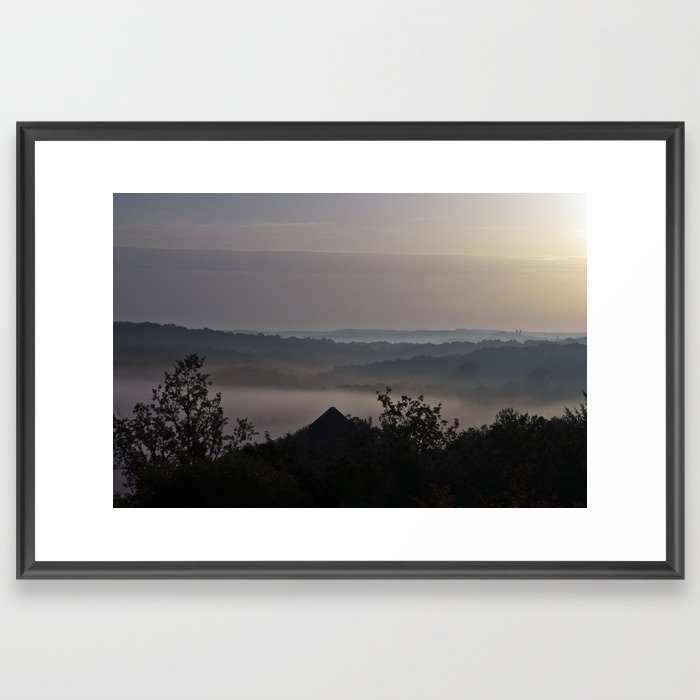 Magic French Sunrise Framed Art Print