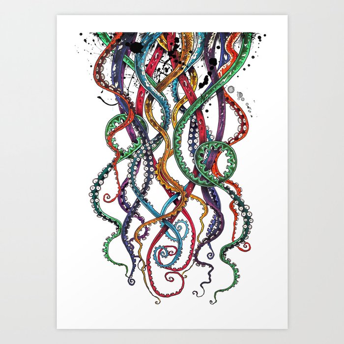 Tentacles Art Print