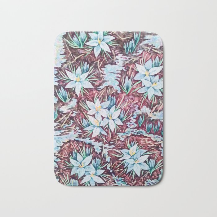 Snowdrops Bath Mat