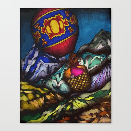 Solo Journey Canvas Print