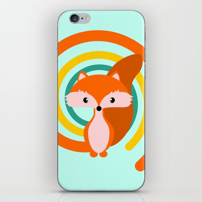 Cute fox iPhone Skin