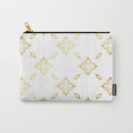 Golden Thai Pattern Carry-All Pouch