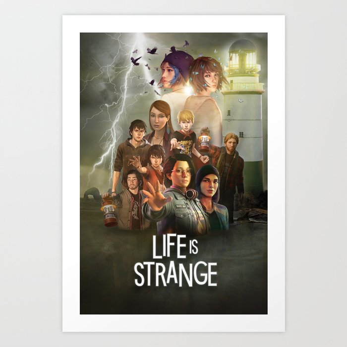 Life Is Strange Movie Style Poster Art Print by Pixel Squirrel Studios Society6