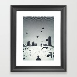 Hello new world! Framed Art Print