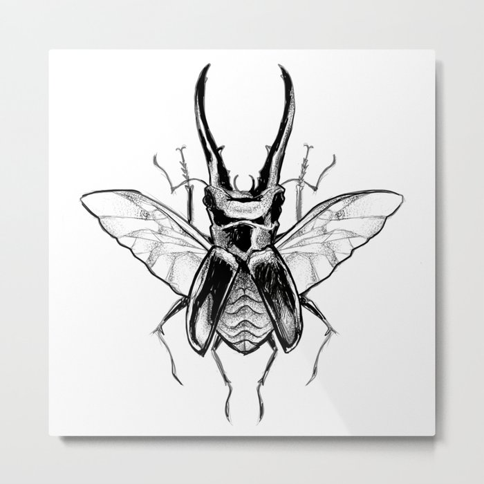 beetle Metal Print