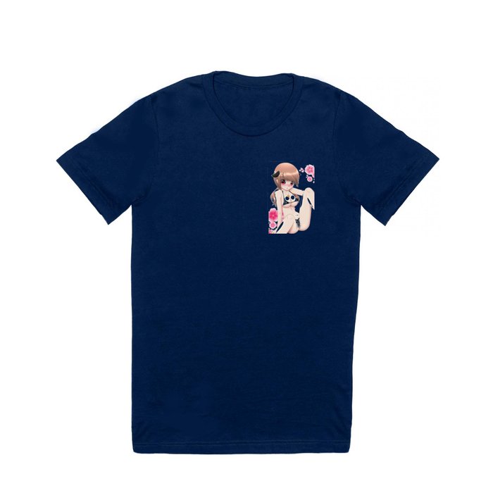 Hello Kitty Kawaii T-shirts - Anime Women V Top Shirt Tee Cotton
