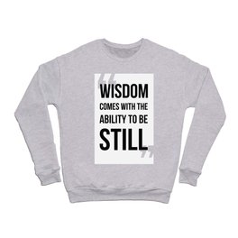WISDOM Crewneck Sweatshirt
