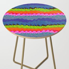 Vivid Stripes Side Table