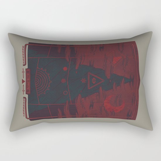 Mount Death Rectangular Pillow