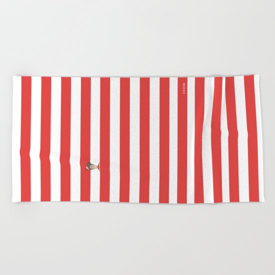Dude.. I'm right here Beach Towel