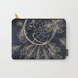 GOLDEN MOON IN DARK NIGHT Carry-All Pouch