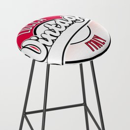 Lucca vintage style logo Bar Stool