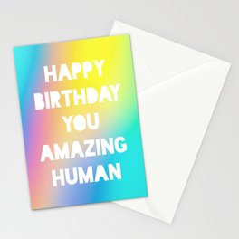 HBD Amazing Human Stationery Card