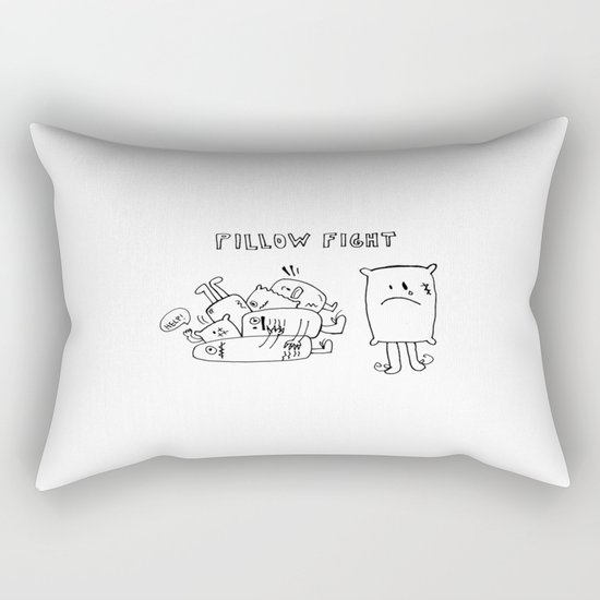 Pillow fight Rectangular Pillow