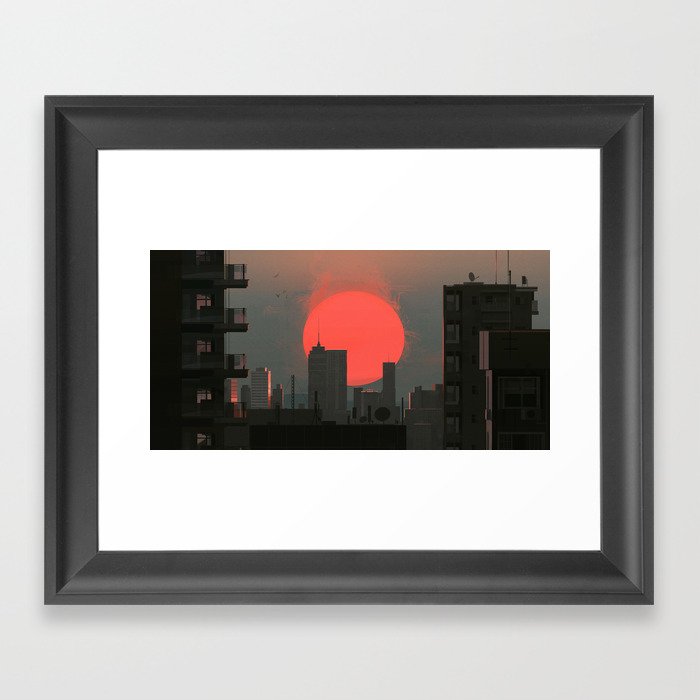 Red #1 Framed Art Print
