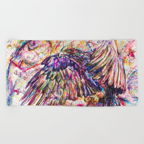 Eagle // Abuelo/A Beach Towel