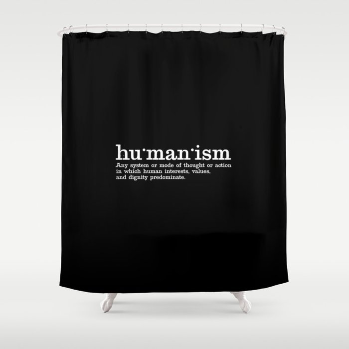 Humanism Shower Curtain