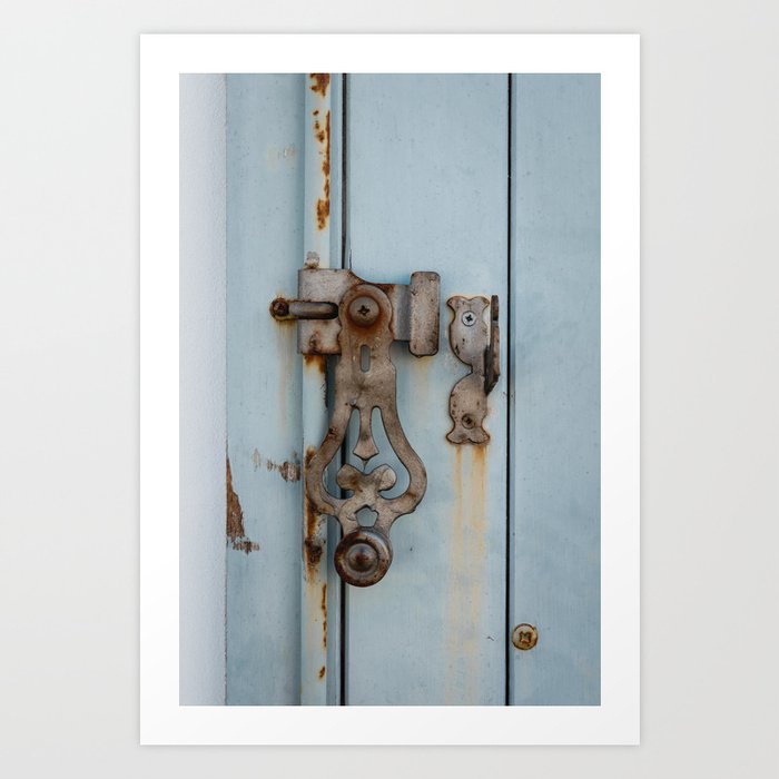 Vintage lock | France Art Print