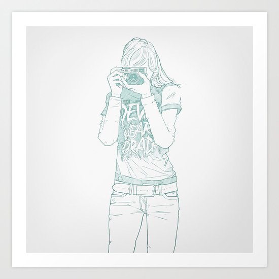 SKETCH Nº026 Art Print