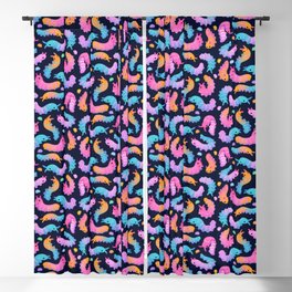 Sour velvet worm and Gummy water bear Blackout Curtain
