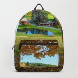 Sleepy Hollow Farm Woodstock  Vermont USA Backpack | Vermont, Lenaowens, Scenicphotography, Trees, Photo, Olenaart, Floral Botanical, Nature, Autumn, Newhampshire 