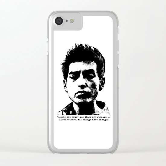 Bob Dylan Things Have Changed Clear iPhone Case