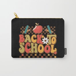 Back to school ruler retro vintage art Carry-All Pouch