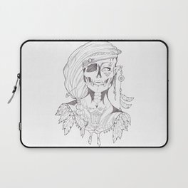 Skull Lady Laptop Sleeve