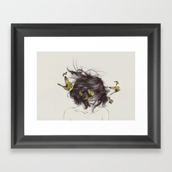 Hair III Framed Art Print
