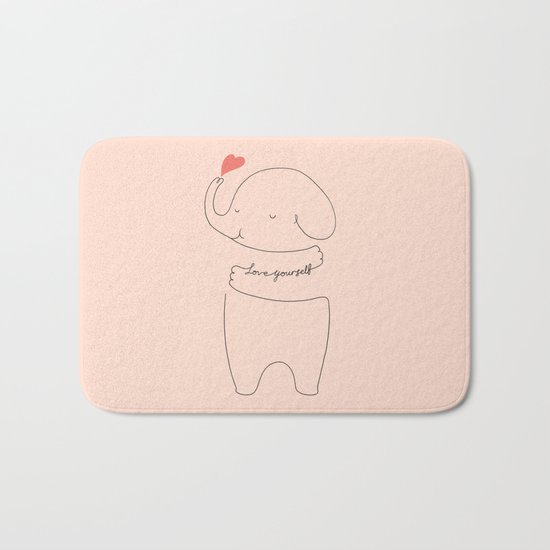 Love Yourself Ele 2 Bath Mat