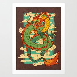 Serpent of the Wind Art Print