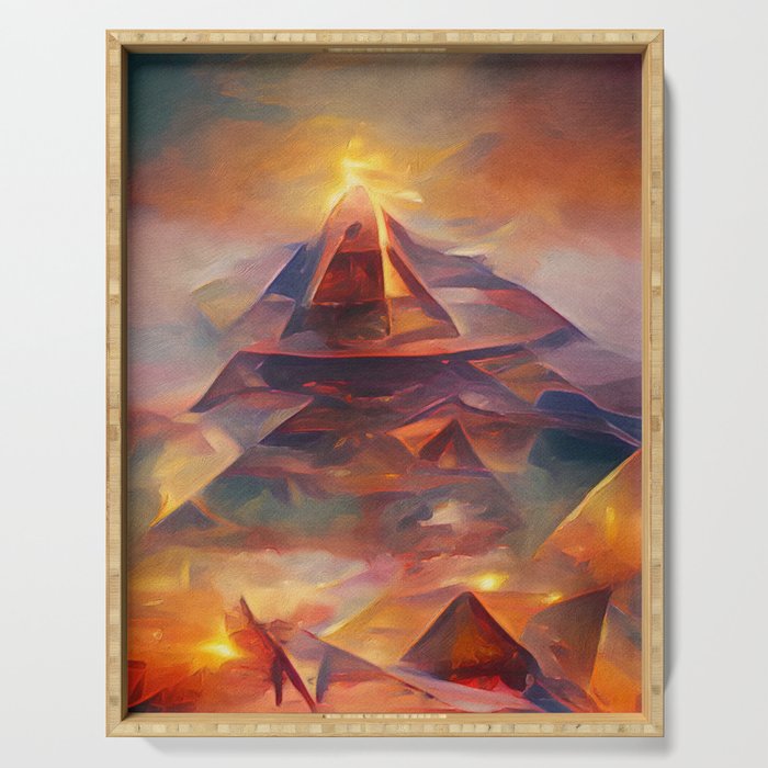 Pyramid of the Sun Serving Tray