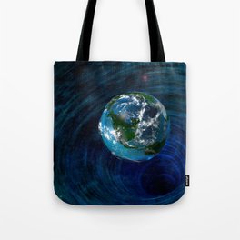 Earth Is In Trouble Tote Bag
