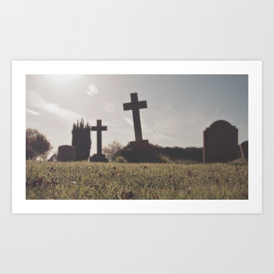 it's so depressing when people die in real life... Art Print