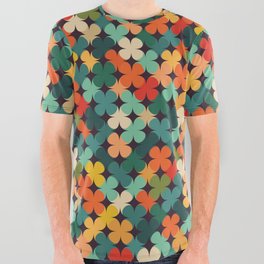 Lucky Clover All Over Graphic Tee