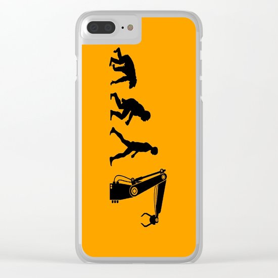 Replaced | Human Evolution Clear iPhone Case