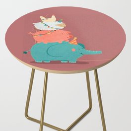 Stacked Animals Side Table