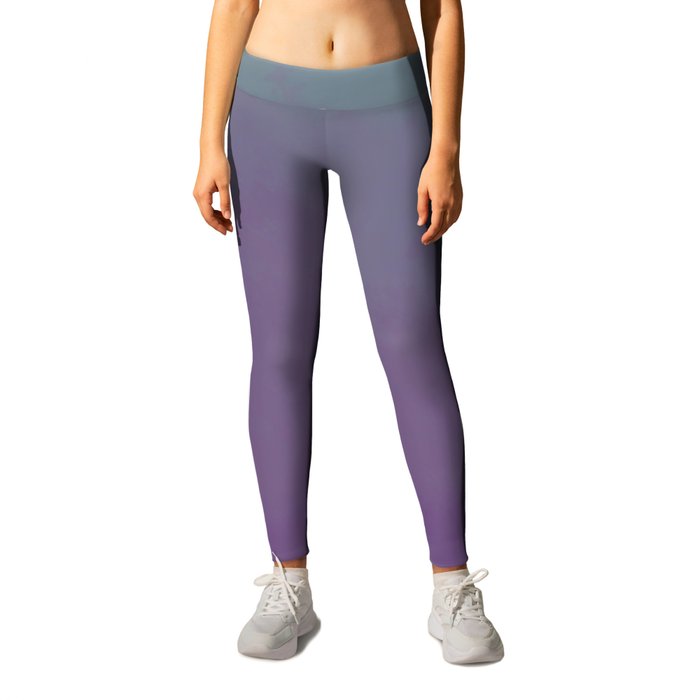 Abstract - Purple Clouds Leggings