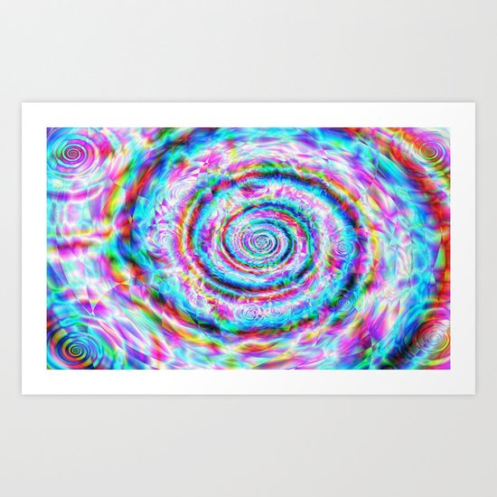 Enlightened soul Art Print