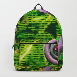 Fern Unfurling Backpack | Fern, Photo, Postmodernnaturalism, Glitch, Plants, Hawaii, Digital, Digital Manipulation 