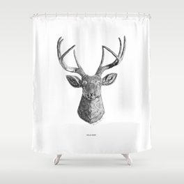 Hello Deer Shower Curtain