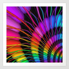 fractal and colorful -2- Art Print