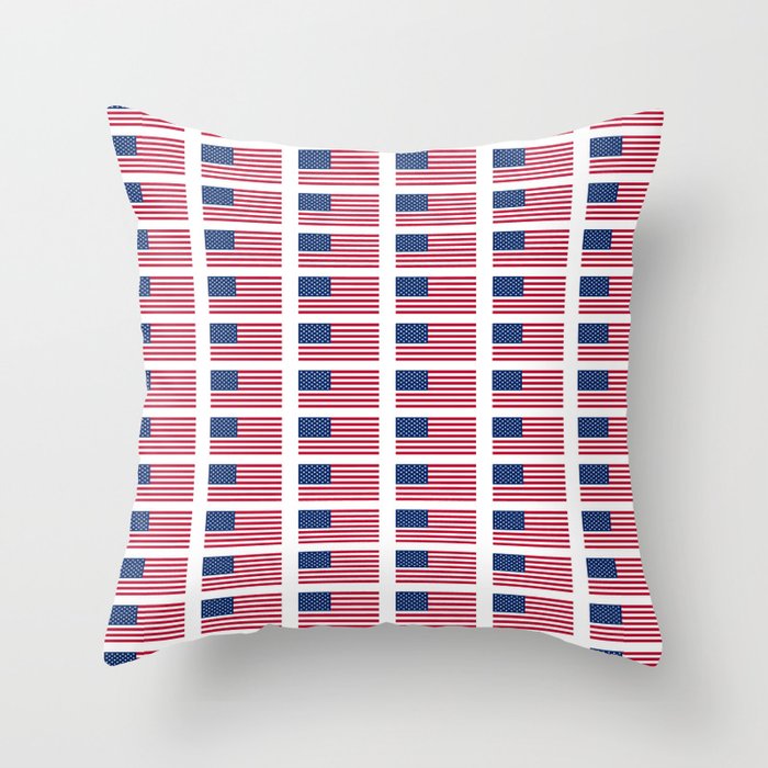 american flag 2-Usa,america,us,stars and strips, patriotic,patriot,united states,american,spangled Throw Pillow