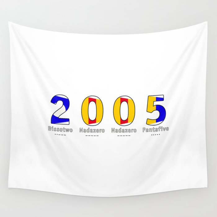 2005 - NAVY - My Year of Birth Wall Tapestry