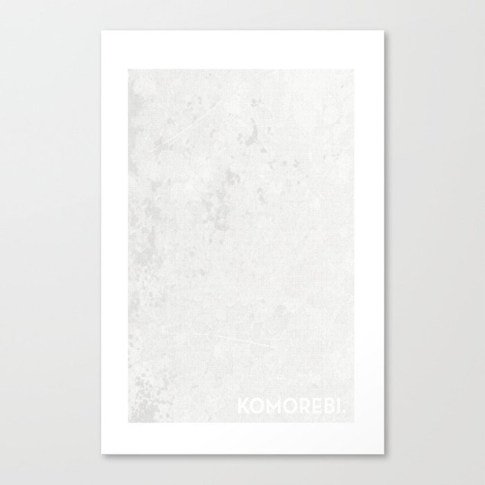 Komorebi I Canvas Print