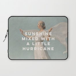 Sunshine Mixed With a Little Hurricane, Feminist Laptop Sleeve