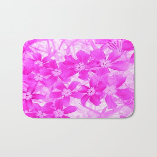 Flower | Flowers | Pink Flox Bath Mat