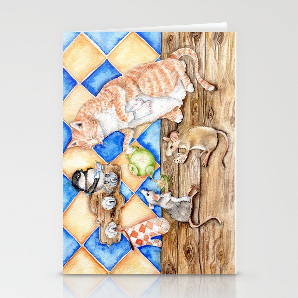 zoe s tea party stationery cards by evgeniya society6